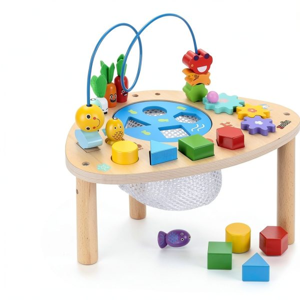 zhusi Bead Maze Activity Table for 1 Year Olds-2