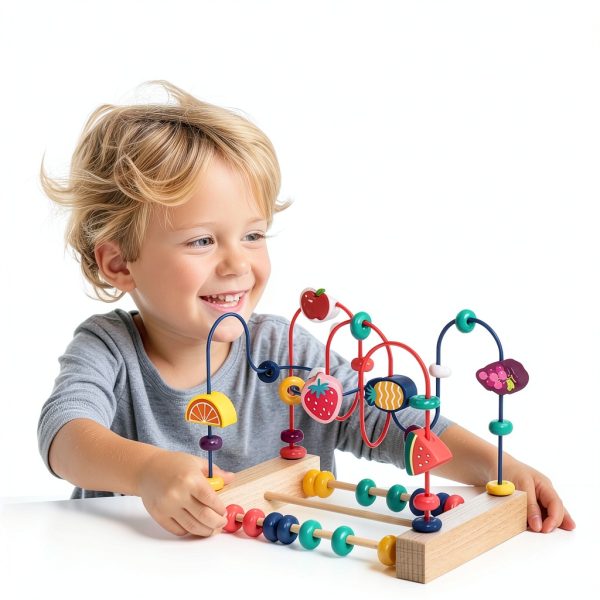 Kidzlane roller coaster bead maze for Kids 3-12-1
