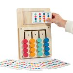 EduLand Montessori Pattern Bead Maze for Kids-0