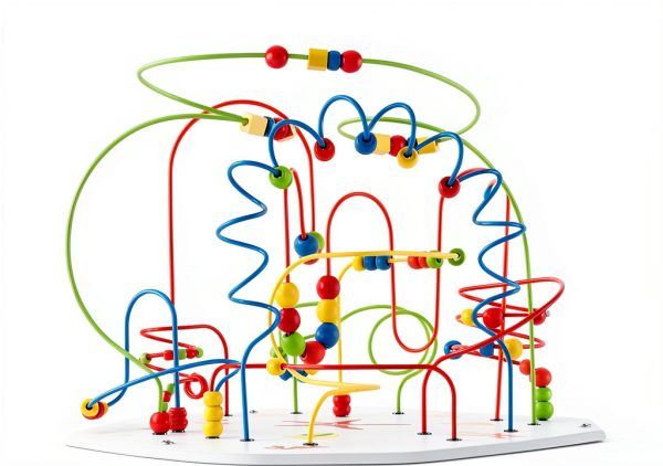 Hape Bead Maze for Kids 2-4 Years Baltic Birch Plywood-7
