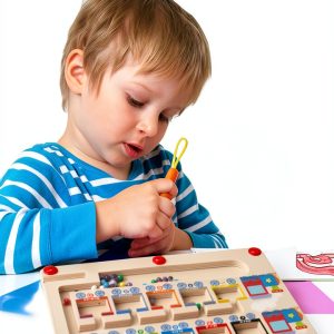 EduLand Montessori Bead Maze Toy Durable Design-0