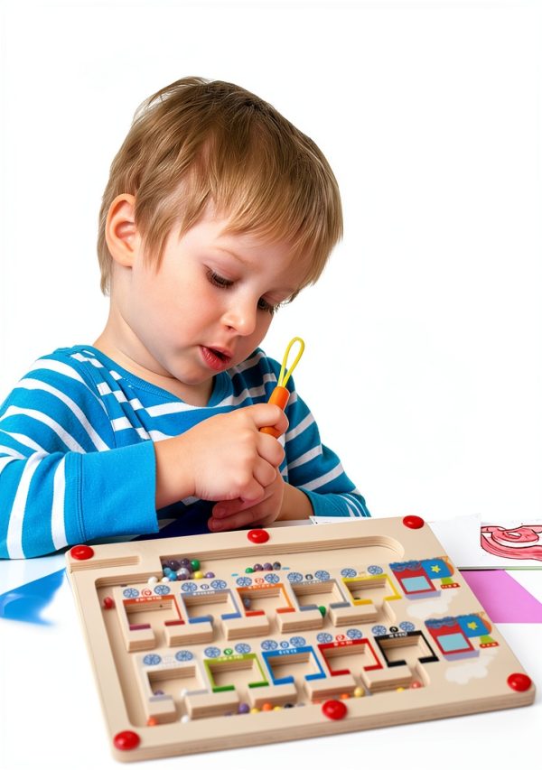 EduLand Montessori Bead Maze Toy Durable Design-0