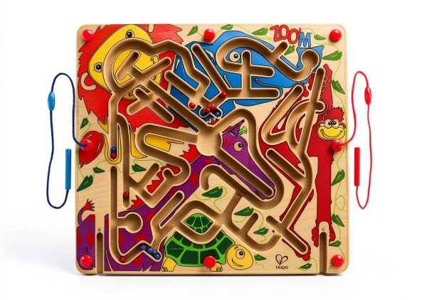 Hape Zoo'm Magnetic Maze Puzzle Toy for Kids-0