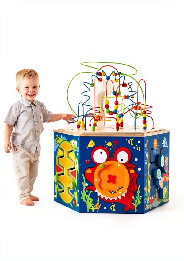 Hape Bead Maze for Kids 2-4 Years Baltic Birch Plywood-2