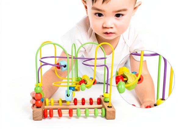 Pilipane Wooden Bead Maze for Toddlers Educational Toy-1