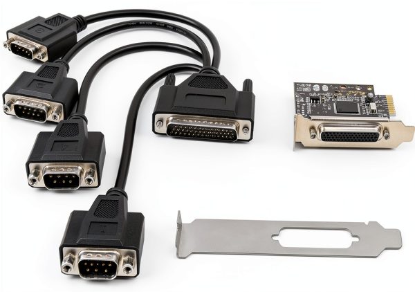 StarTech.com 4 Port PCI Express Serial Card Adapter Card-5