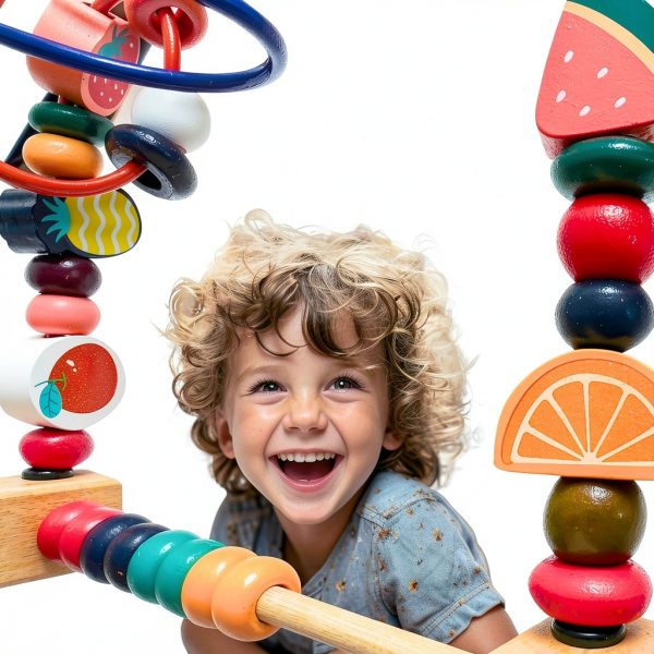 Kidzlane roller coaster bead maze for Kids 3-12-2