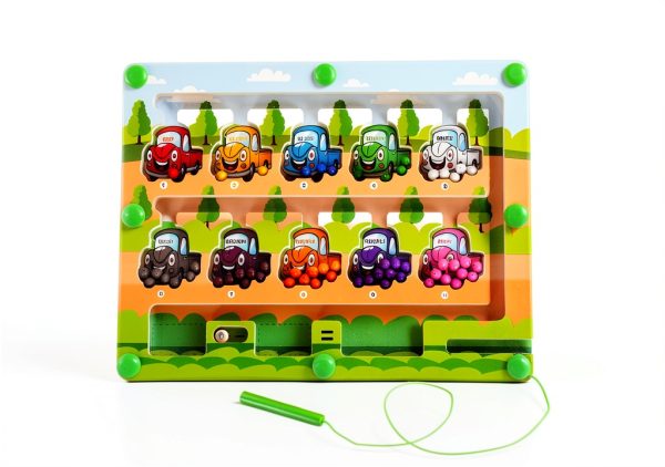 WOODENFUN Bead Maze Wooden Educational Toy for Toddlers-0