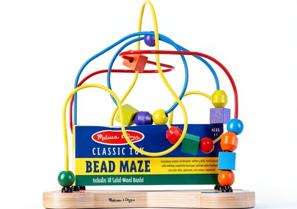 Melissa Doug Bead Maze Wooden Toddler Activity Toy-8