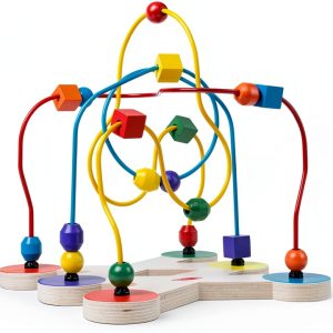 Melissa Doug Bead Maze Wooden Toddler Activity Toy-0