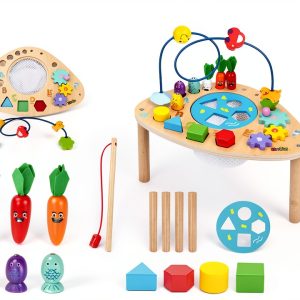 zhusi Bead Maze Activity Table for 1 Year Olds-0