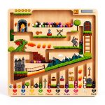 Abuesce Magnetic Color Maze Montessori Toy for Kids Ages 3-5-0