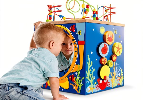 Hape Bead Maze for Kids 2-4 Years Baltic Birch Plywood-5