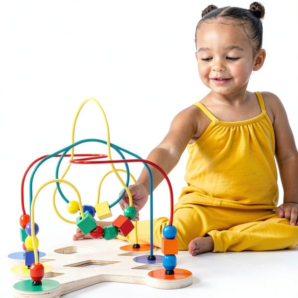 Melissa Doug Bead Maze Wooden Toddler Activity Toy-3