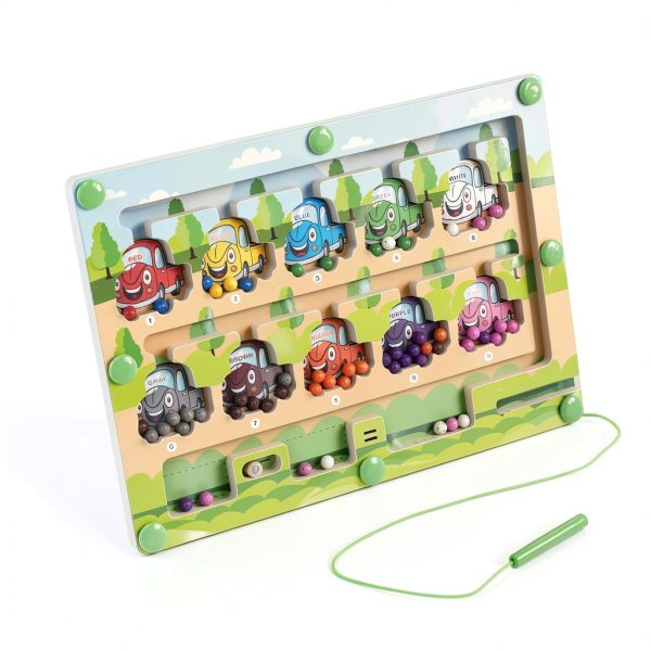 WOODENFUN Bead Maze Wooden Educational Toy for Toddlers-1