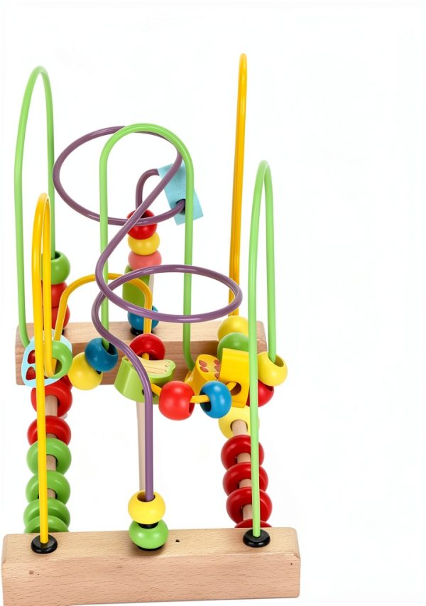 Pilipane Wooden Bead Maze for Toddlers Educational Toy-7