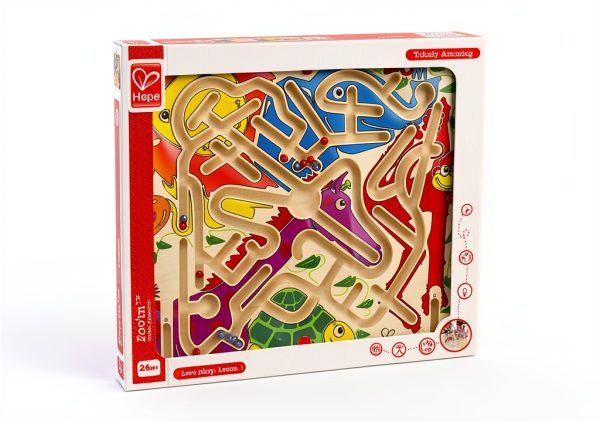 Hape Zoo'm Magnetic Maze Puzzle Toy for Kids-1