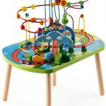 Hape Wooden Bead Maze Jungle Play Table for Toddlers-0
