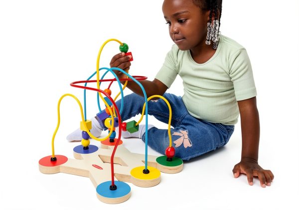 Melissa Doug Bead Maze Wooden Toddler Activity Toy-6