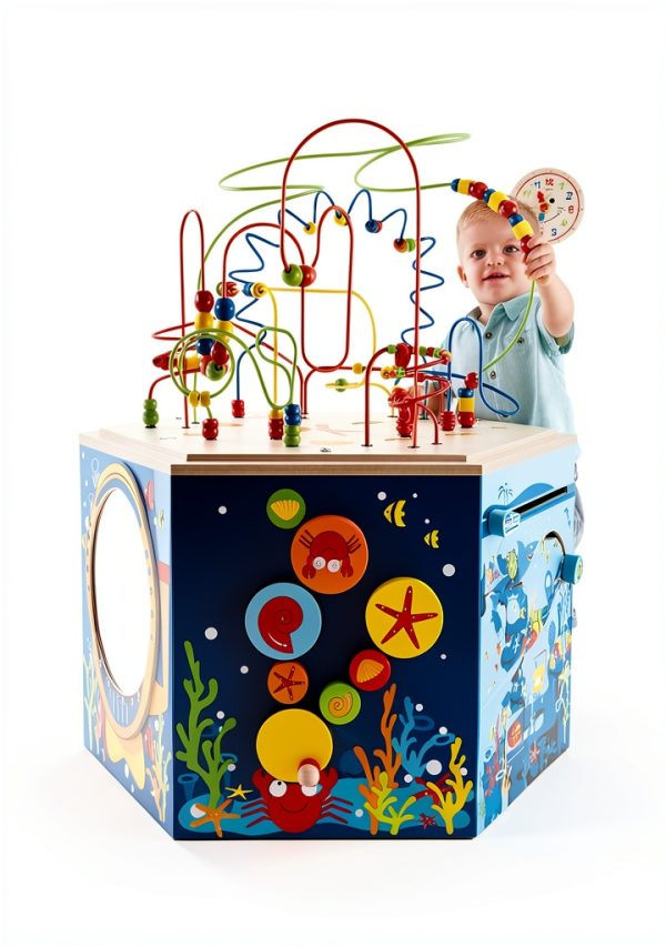Hape Bead Maze for Kids 2-4 Years Baltic Birch Plywood-1