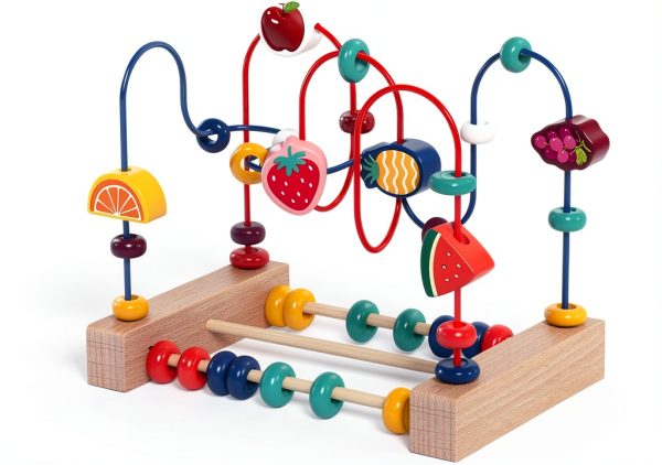 Kidzlane roller coaster bead maze for Kids 3-12-0