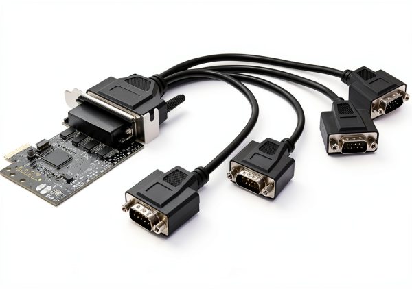 StarTech.com 4 Port PCI Express Serial Card Adapter Card-4