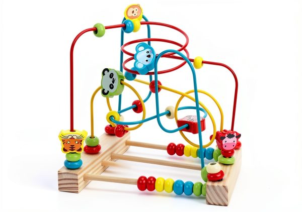 QZMTOY Wooden Bead Maze for Kids 3+ Years-2