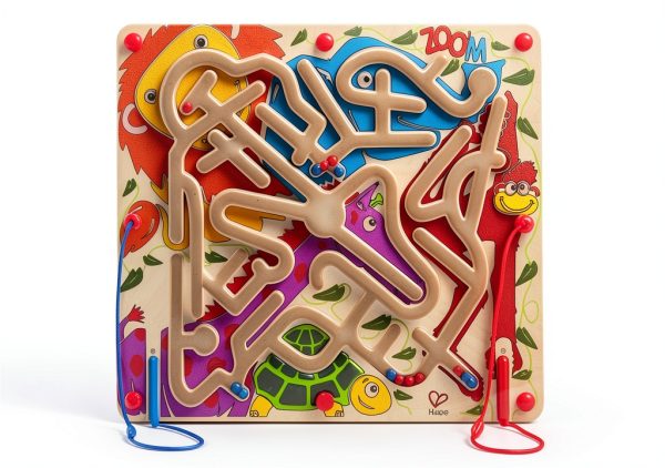 Hape Zoo'm Magnetic Maze Puzzle Toy for Kids-3