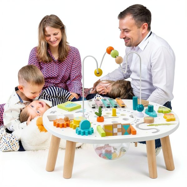 Goli Toys Wooden Activity Table for Toddlers-6