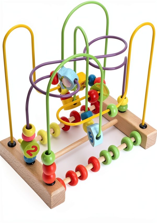 Pilipane Wooden Bead Maze for Toddlers Educational Toy-5