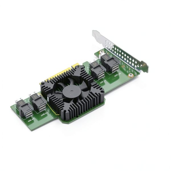 GLOTRENDS PCIe 3.0 x8 to 4 Port SFF8643 Adapter-1