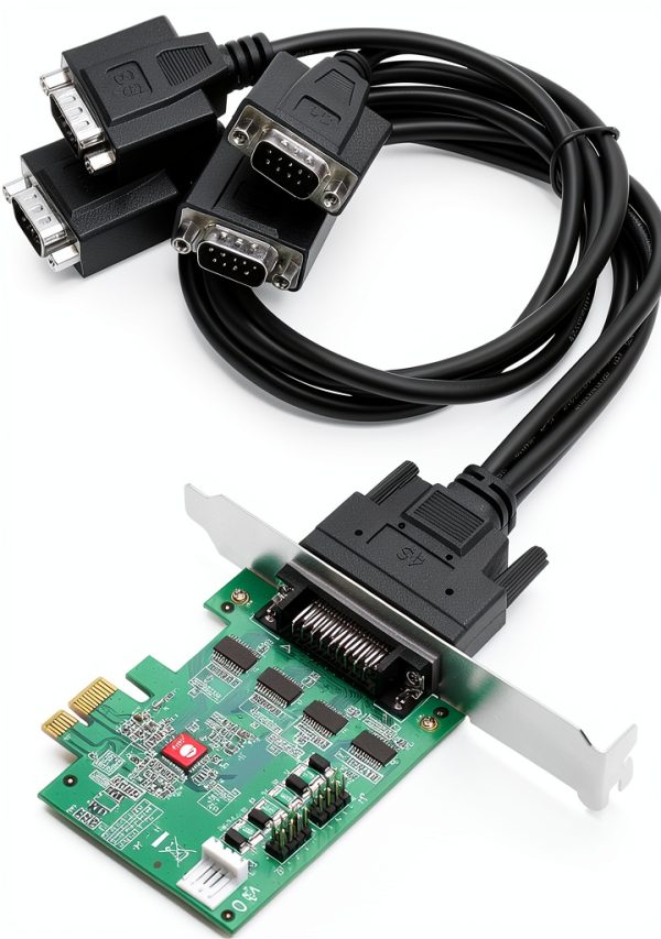 PCI Express Serial Card SIIG Four Port 921Kbps-0