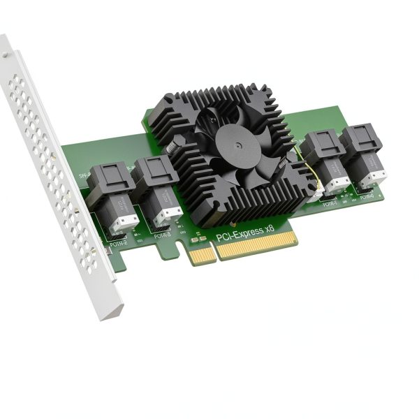 GLOTRENDS PCIe 3.0 x8 to 4 Port SFF8643 Adapter-2