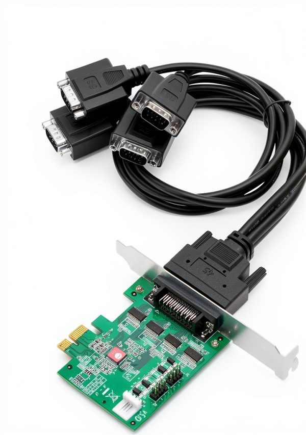 PCI Express Serial Card SIIG Four Port 921Kbps-1
