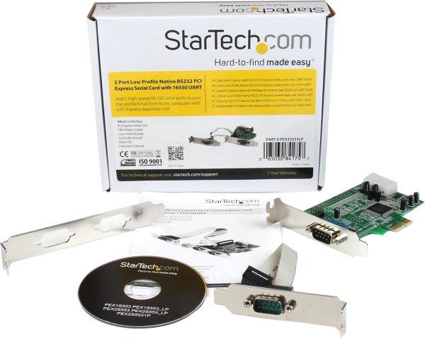StarTech RS232 Serial Card High Speed PCI Express-3