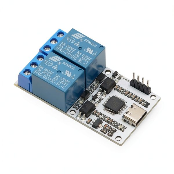 USB Relay Controller DIUSTOU 4 Channel Surface Mount Board-1