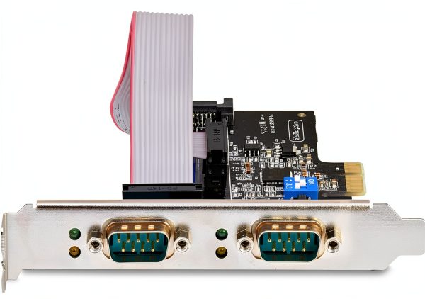 StarTech PCI Express Serial Card 2-Port Black 2S232422485-PC-CARD-2