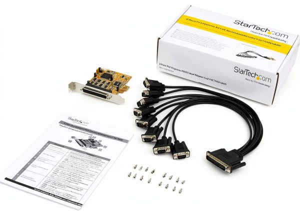 StarTech.com PCIe 8 Port Serial Card PEX8S1050 Yellow-5