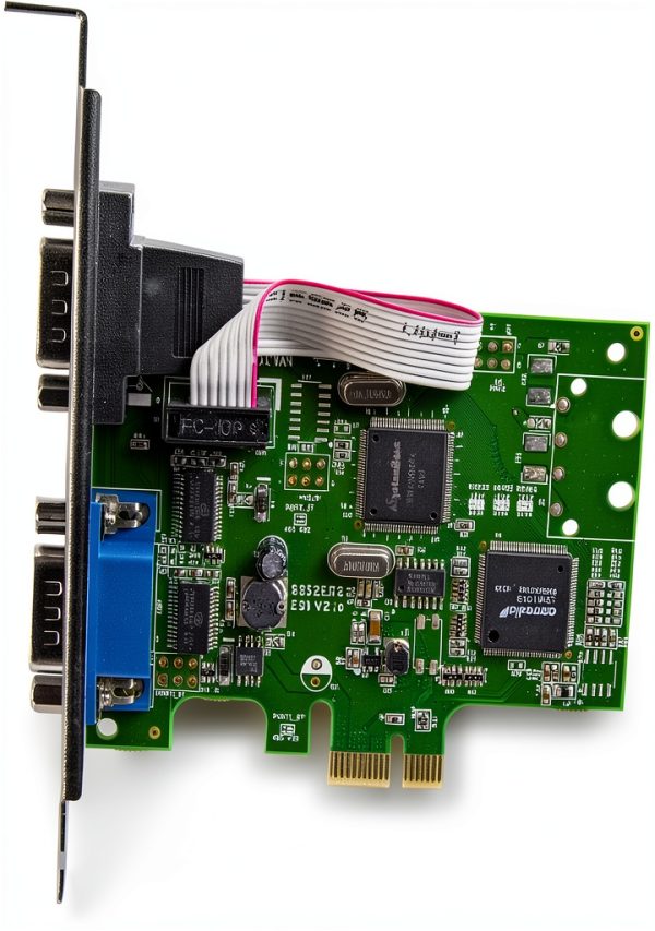 PCI Express Serial Card StarTech Dual Port PEX2S1050 Low Profile-1