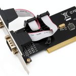 Hilitand PCI 2.1 8-Port Multi-Serial Card, 1Mbps Plug and Play Windows-0