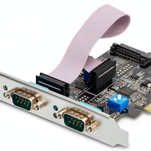 StarTech PCI Express Serial Card 2-Port Black 2S232422485-PC-CARD-0