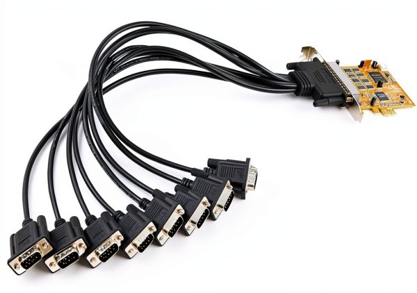 StarTech.com PCIe 8 Port Serial Card PEX8S1050 Yellow-6
