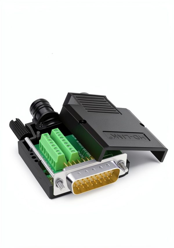 ANMBEST Thin DB26 Solderless Serial Adapter 26 Port Black Connector-1