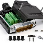 ANMBEST Thin DB26 Solderless Serial Adapter 26 Port Black Connector-0