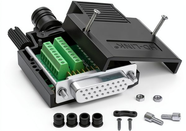 ANMBEST 26‑Port Serial Adapter Copper Connector for PC Camera-0