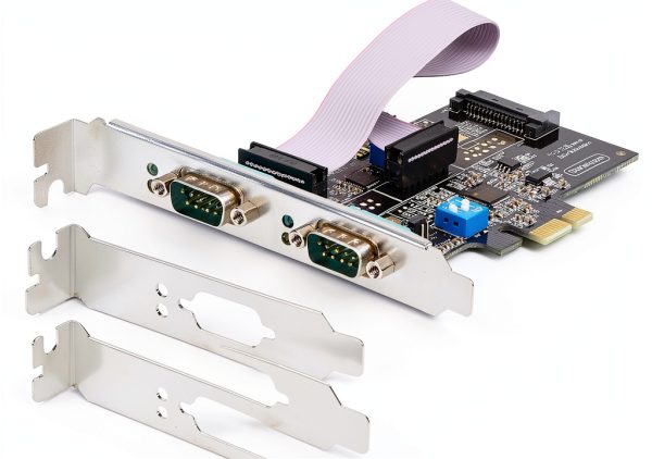 StarTech PCI Express Serial Card 2-Port Black 2S232422485-PC-CARD-7