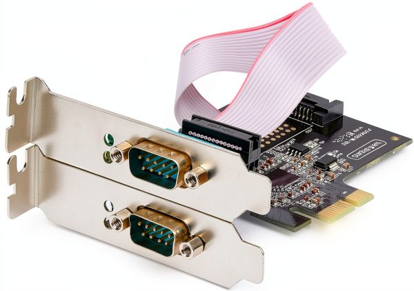 StarTech PCI Express Serial Card 2-Port Black 2S232422485-PC-CARD-5