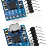 CP2102 MICRO USB to UART TTL Module HiLetgo 16x20mm Serial Card-0