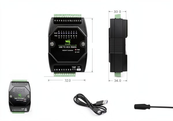 USB to 8CH RS485 Isolated Converter UeeKKoo 8‑Channel Adapter-8