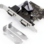 PCIe Serial Expansion Card GODSHARK 2-Port DB9 RS232 x1 Adapter-0